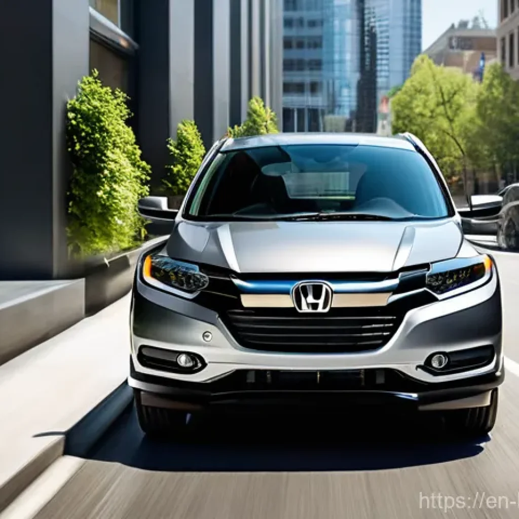 혼다 HR V와 쉐보레 트레일블레이저 비교 - **Prompt 1: Honda HR-V – Urban Sophistication**
    "A 2025 Honda HR-V, in a polished metallic gray,...