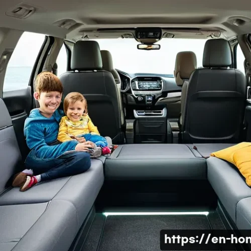 혼다 오디세이와 혼다 CR V의 선택 가이드 - **Prompt: The Ultimate Family Road Trip in a Honda Odyssey**
    "A vibrant, wide-angle shot inside ...